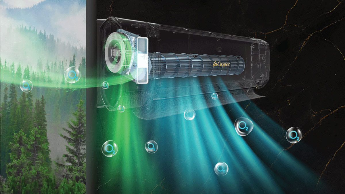 Điều hòa 2 chiều Casper inverter 9000 btu XH-09IF35 2023