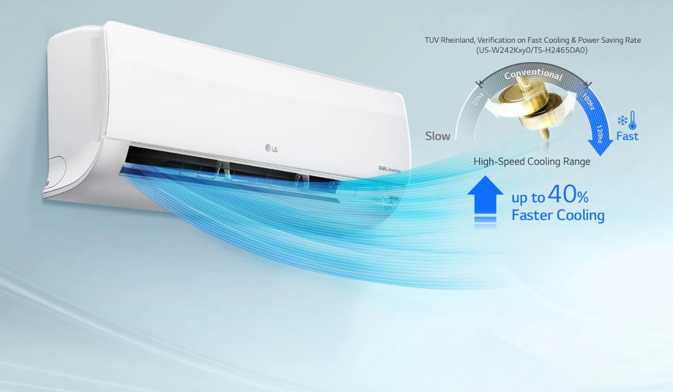 Điều hòa 1 chiều LG inverter 12000 btu V13WIN giá tốt