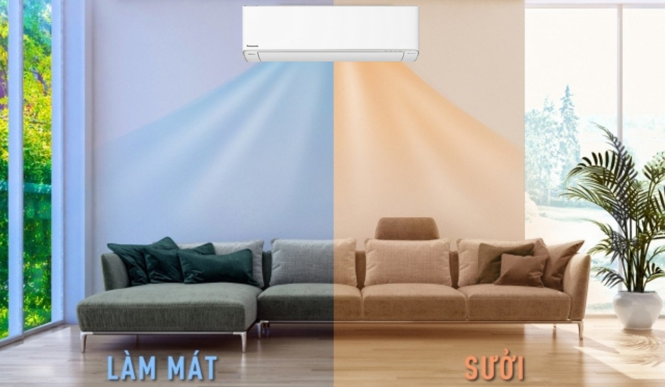 Điều hòa Panasonic 2 chiều inverter 9000 btu CU/CS-XZ9ZKH-8 2023