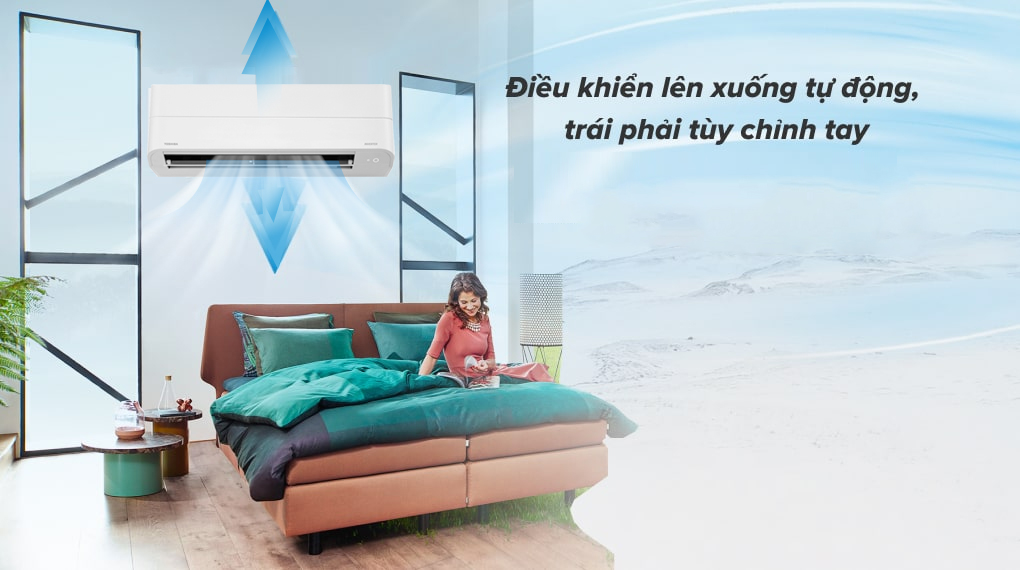 Điều hòa Toshiba 1 chiều 9000 btu inverter RAS-H10Z1KCVG-V