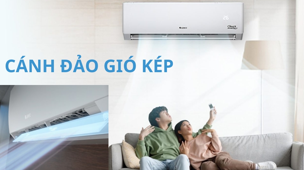 Điều hòa Gree 2 chiều inverter 9000 btu CHARM9HI 2023