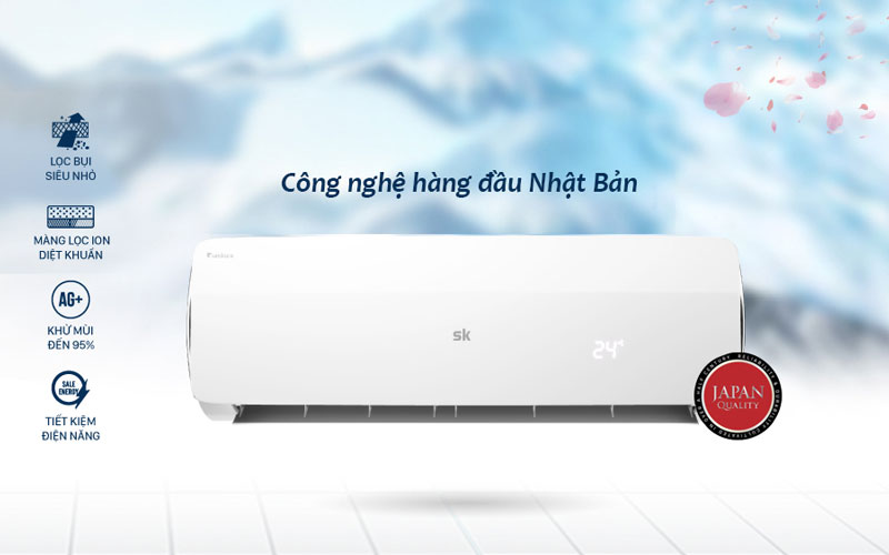 Điều hòa Sumikura 18000BTU 2 chiều inverter APS/APO-H180DC 