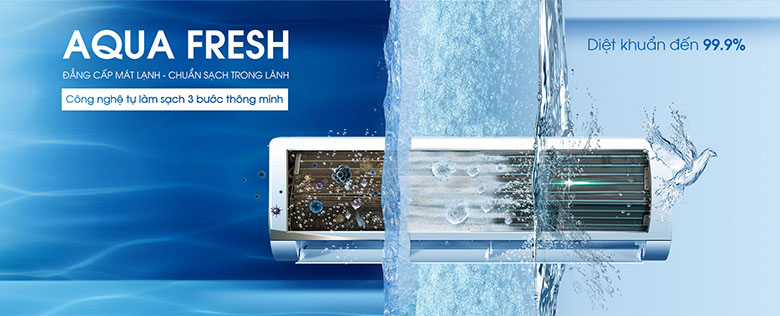 Điều hòa Aqua 1 chiều Inverter 9100BTU AQA-KCRV10WNMA