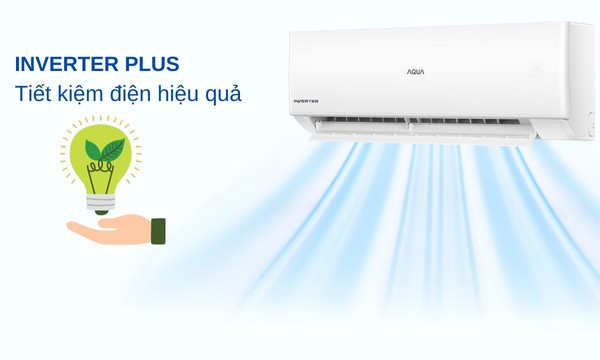 Điều hòa 1 chiều Aqua Inverter 12000 btu AQA-RV13QC 2023