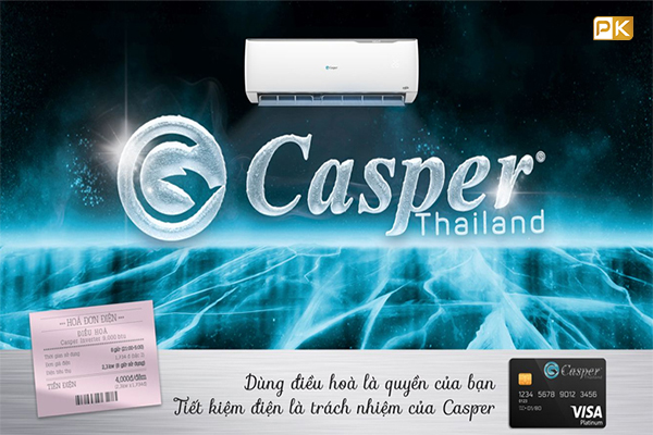 Điều hòa 1 chiều Casper inverter 12000 btu HC-12IA32 giá rẻ