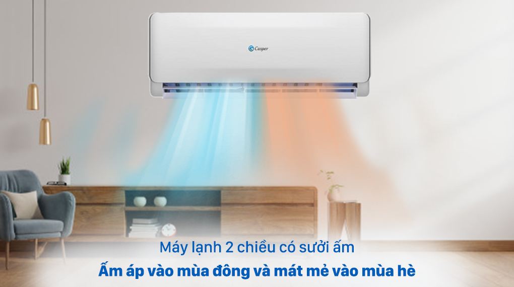 Điều hòa 2 chiều Casper 12000 btu EH-12TL22