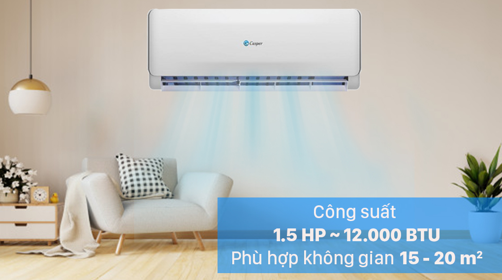 Điều hòa 2 chiều Casper 12000 btu EH-12TL22