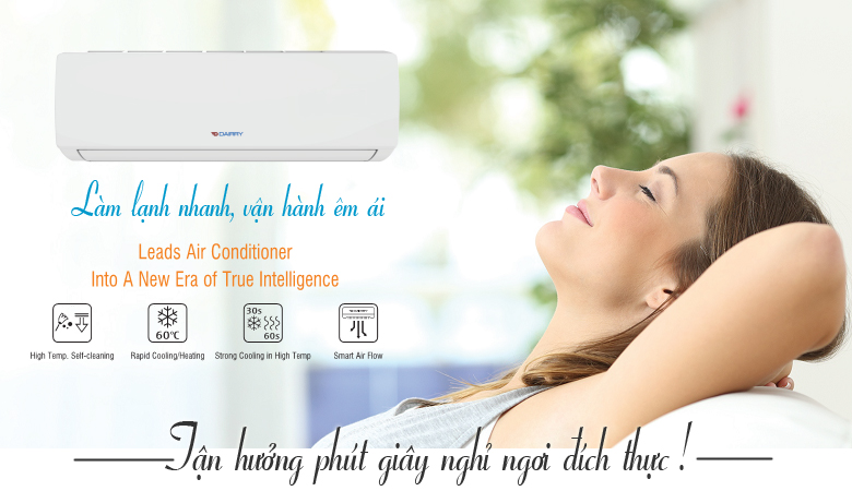 Điều hòa Dairry inverter 9000BTU 1 chiều I-DR09LKC