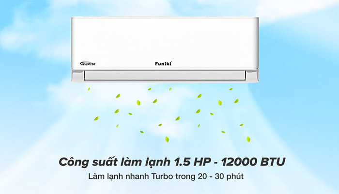 Điều hòa Funiki 12000 BTU wifi 1 chiều inverter HSIC12TMU 2022 giá rẻ