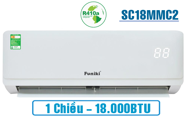 Điều Hòa 18.000BTU Funiki 1 chiều SC18MMC2 thiết kế hiện đại