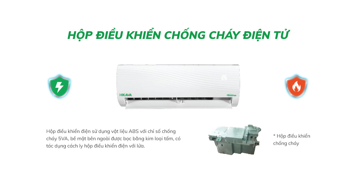 Điều hòa Hikawa inverter 1 chiều 18000 btu VC20 giá rẻ