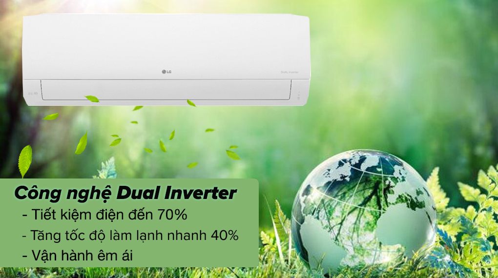 Điều hòa 1 chiều LG Inverter 21000 btu V24WIN 2023 giá tốt