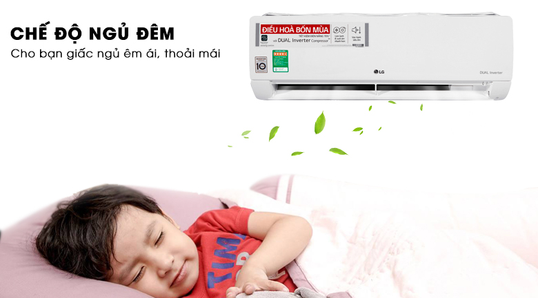 Điều hòa LG 2 chiều Inverter 18000BTU B18END có chế độ ngủ đêm