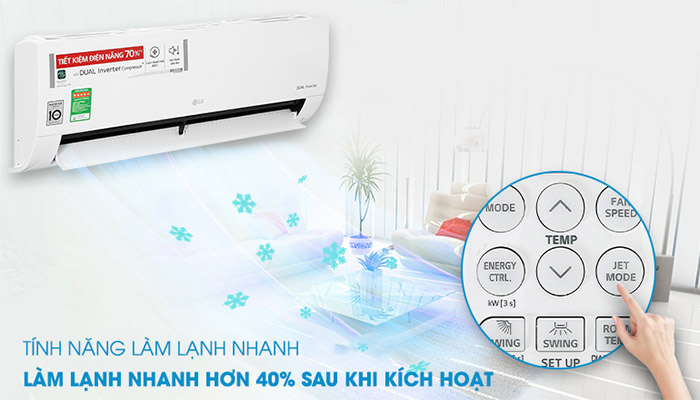 Điều hòa LG 1 chiều 9000 btu K09CH giá rẻ