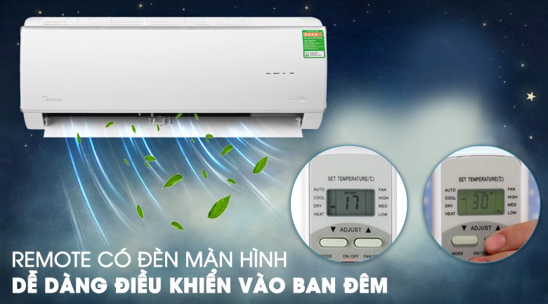 Điều hòa Midea 1 chiều 12000BTU MSAFG-13CRN8