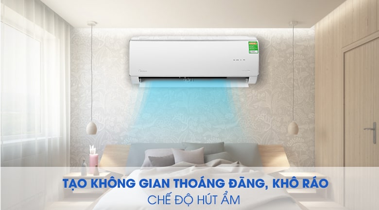 Điều hòa Midea 1 chiều 12000BTU MSAFG-13CRN8