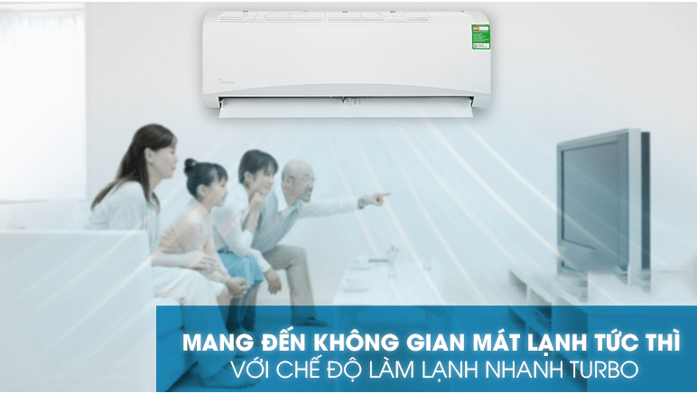 Điều hoà Midea 9000BTU MSAFA-10CRN8