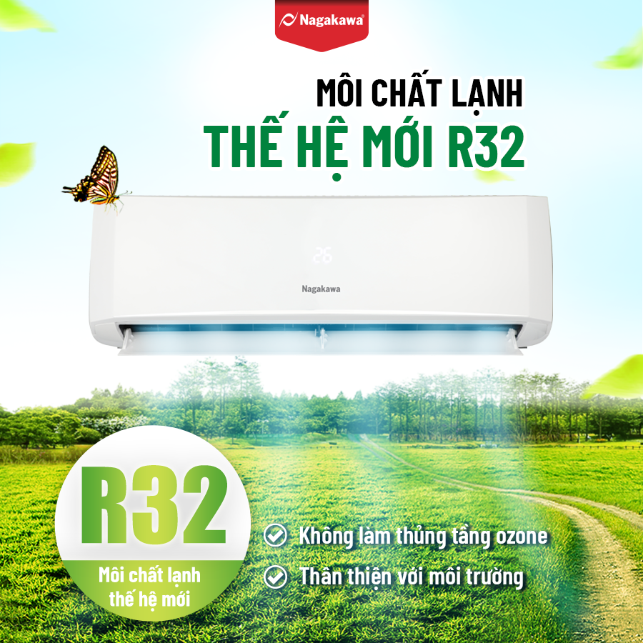 Điều hòa 1 chiều Nagakawa 12000 BTU NS-C12R2H06