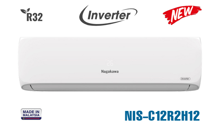 Điều hòa 1 chiều Nagakawa 12000 btu inverter NIS-C12R2H12 giá rẻ