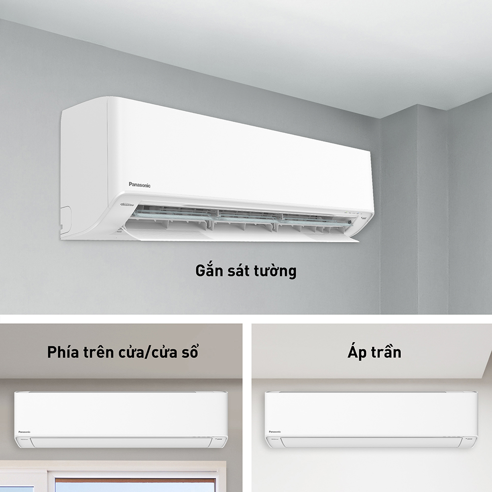 Điều hòa Panasonic Inverter 2 HP CS/CU-U18XKH-8 dễ lắp đặt mọi không gian