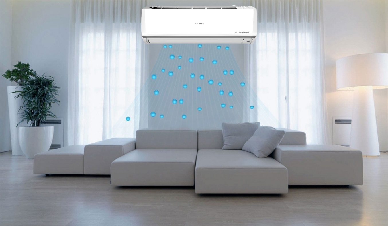 Điều hòa Sharp 1 chiều inverter 9000 btu AH-X10ZEW