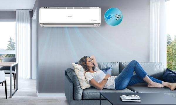 Điều hòa Sharp 1 chiều inverter 9000 btu AH-X10ZEW