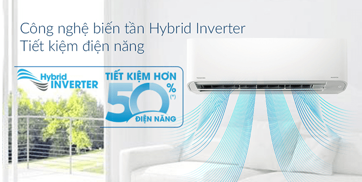 Điều hoà Toshiba inverter 12000BTU 1 chiều RAS-H13L3KCVG-V