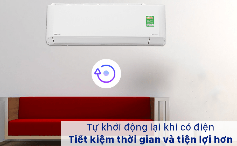 Điều hoà Toshiba inverter 12000BTU 1 chiều RAS-H13L3KCVG-V