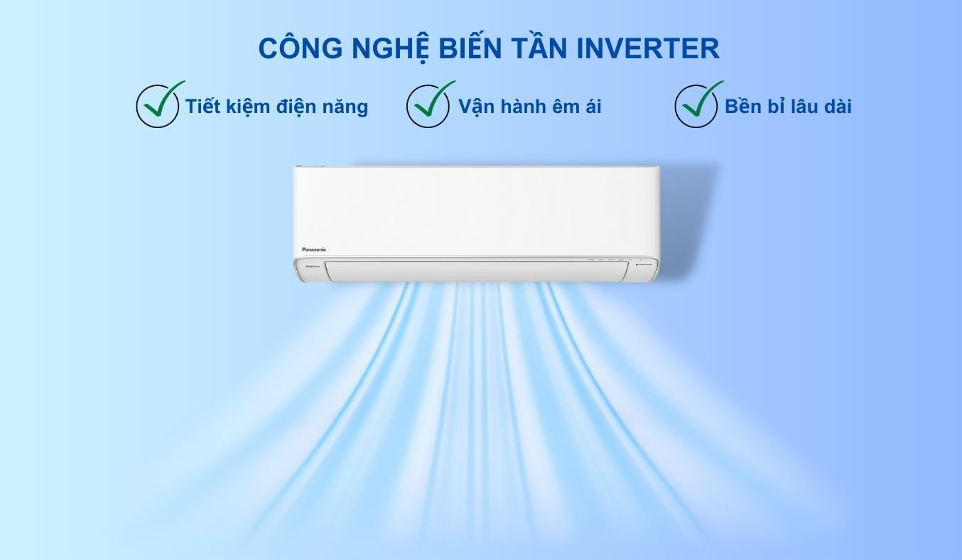 Điều hòa Panasonic 1 chiều inverter 12000 btu CU/CS-XU12ZKH-8 2023