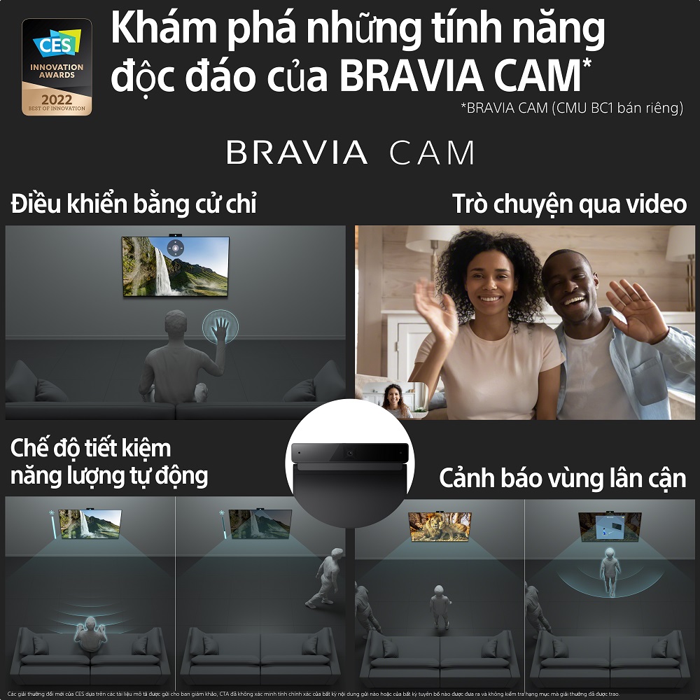Google Tivi Mini LED Sony 4K 65 inch XR-65X95K model 2022