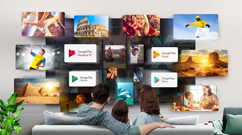 Qled Google tivi TCL 4K 55 inch 55Q636 model 2022 giá tốt