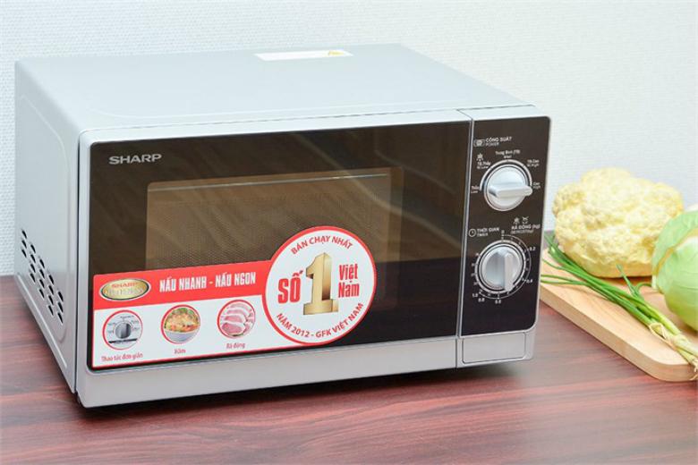 Lò Vi Sóng Sharp R205VNS 20L thiết kế đẹp nhỏ gọn