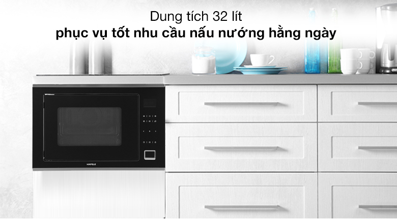 Lò vi sóng có nướng lắp âm Hafele 32 lít HM-B38C (538.01.111)