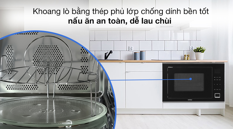 Lò vi sóng có nướng lắp âm Hafele 32 lít HM-B38C (538.01.111)