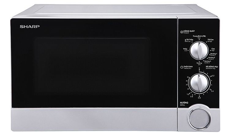 Lò vi sóng Sharp 23L có nướng R-G302VN-S thiết kế hiện đại và tiện dụng
