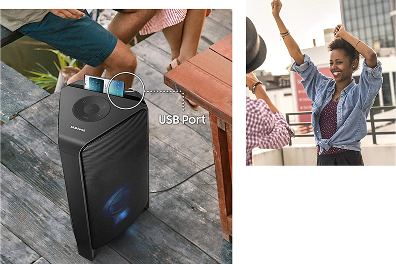 cổng kết nối USB Loa tháp Samsung MX-T40/XV