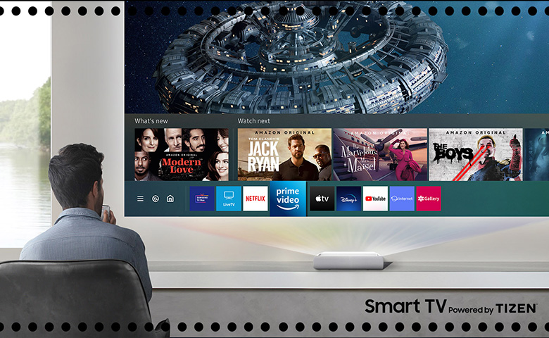 Máy chiếu siêu gần Smart Samsung The Premiere 4K 120 inch SP-LSP7TKAXXV giá tốt