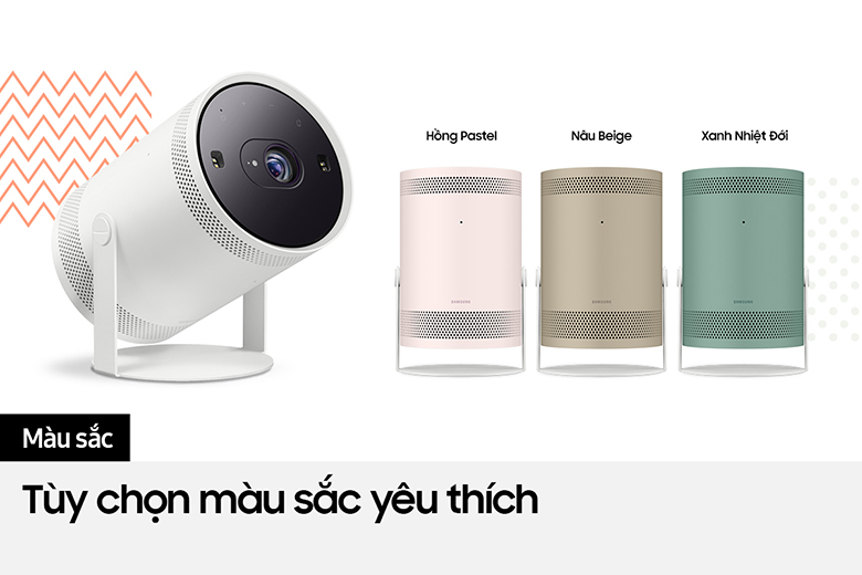 Máy chiếu bỏ túi Smart TV Samsung 100 inch The Freestyle SP-LSP3 sành điệu
