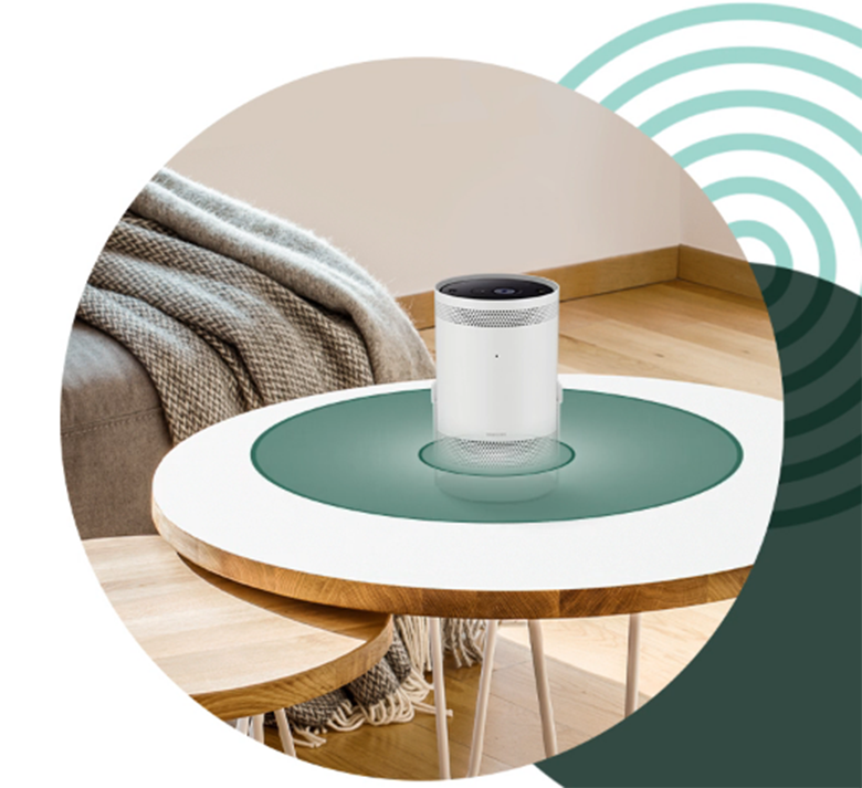 Máy chiếu bỏ túi Smart TV Samsung 100 inch The Freestyle SP-LSP3 sành điệu