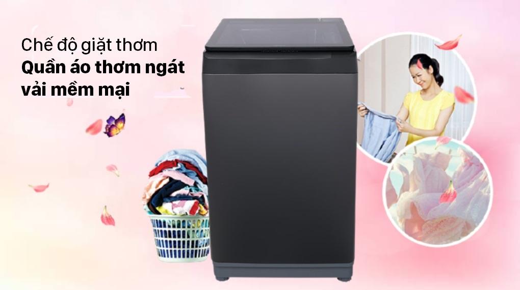 Máy giặt lồng đứng Aqua 10 kg AQW-F100GT.BK giá rẻ