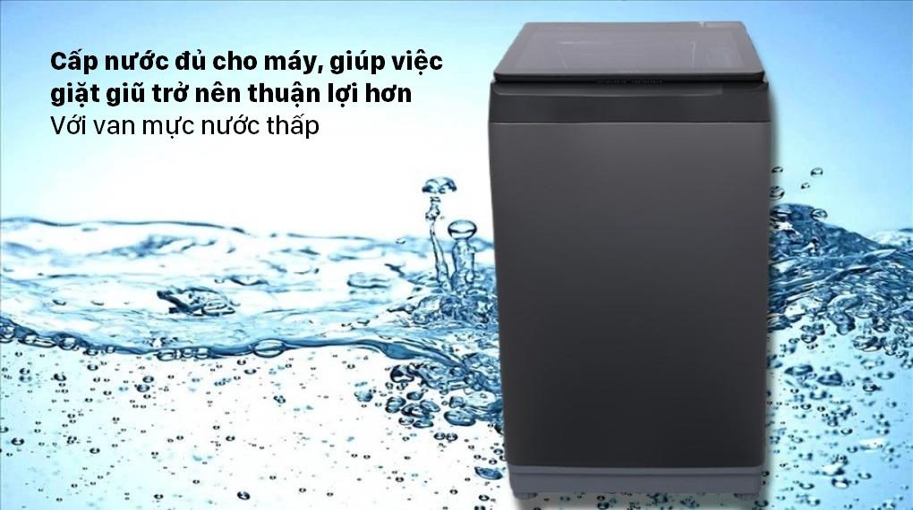 Máy giặt lồng đứng Aqua 10 kg AQW-F100GT.BK giá rẻ