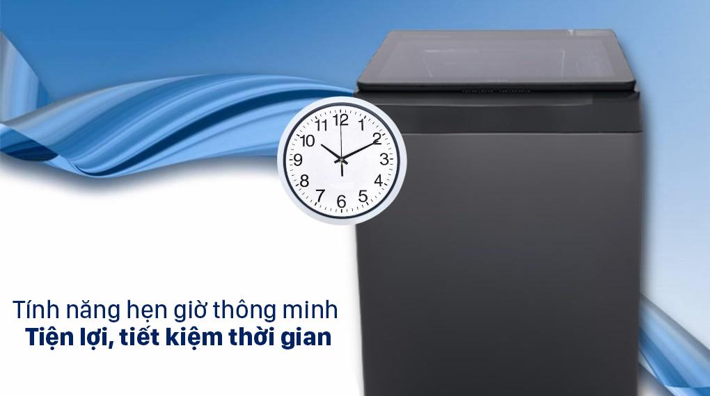 Máy giặt lồng đứng Aqua 10 kg AQW-F100GT.BK giá rẻ