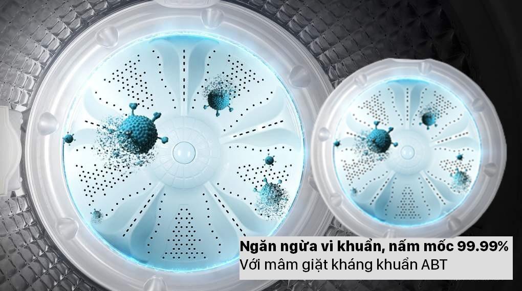 Máy giặt lồng đứng Aqua 10 kg AQW-F100GT.BK giá rẻ