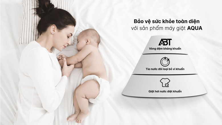 Máy giặt lồng ngang Aqua inverter 10 kg AQD-D1003G.BK giá tốt