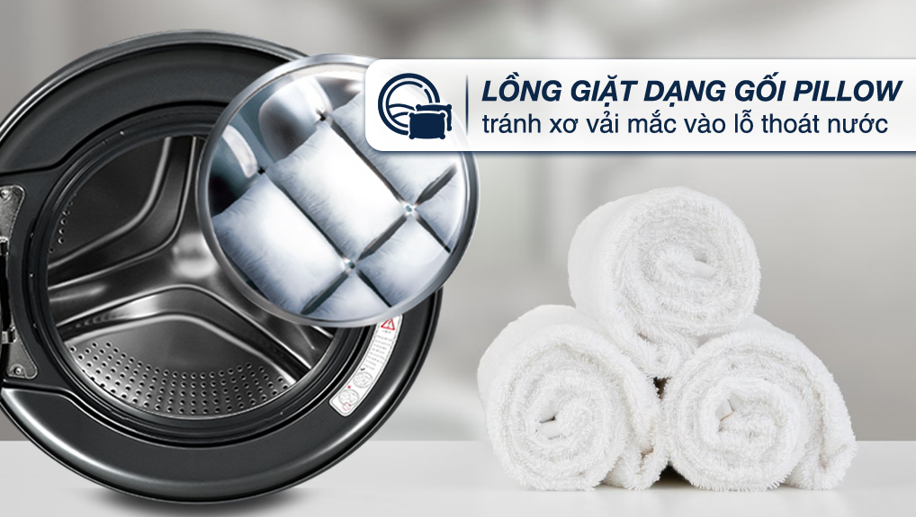 Máy giặt lồng ngang Aqua inverter 9.5 kg AQD-A952J BK 2023