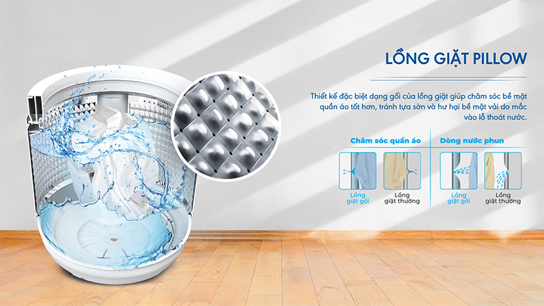 Máy giặt lồng ngang Aqua inverter 9 kg AQD-D903G.BK giá rẻ