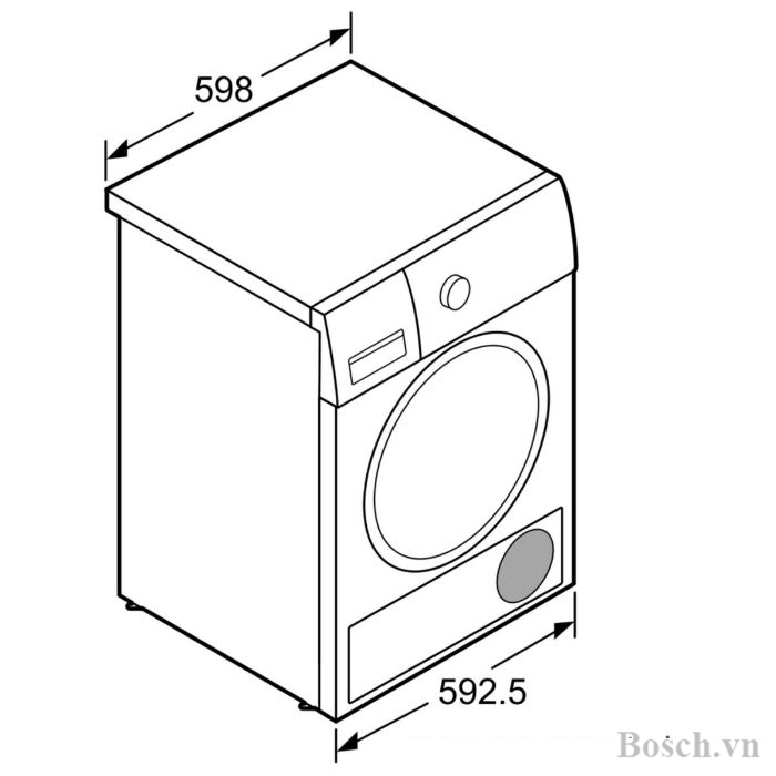 Máy giặt Bosch lồng ngang 10kg WGG254A0SG chính hãng