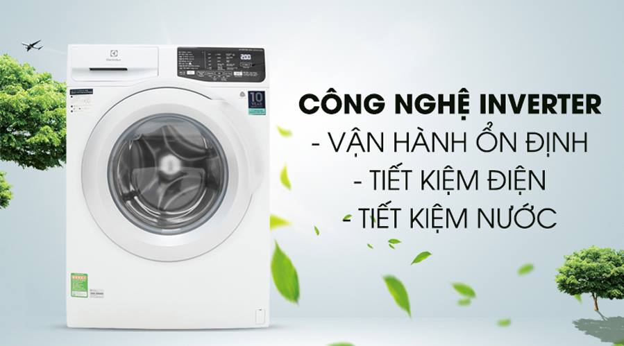 Máy giặt lồng ngang Electrolux EWF8024D3WB 8Kg Inverter