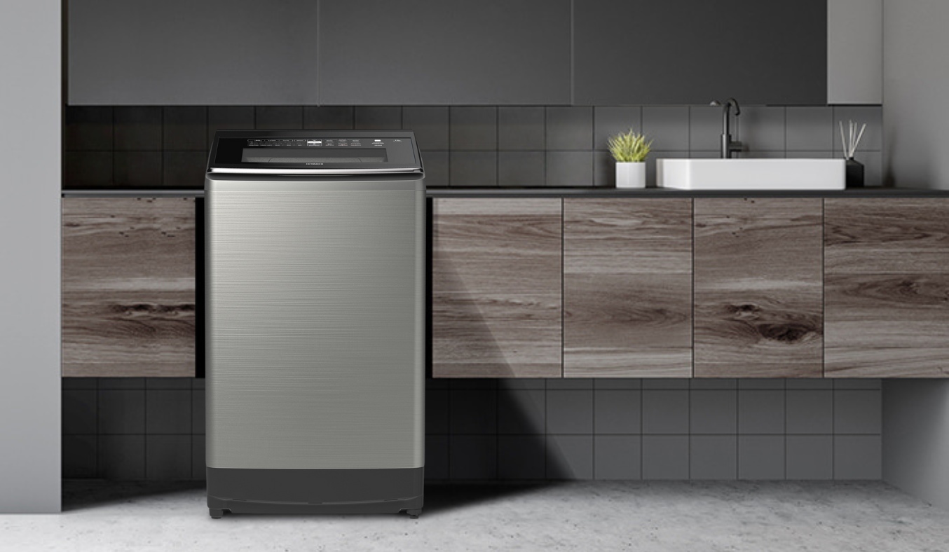 Máy giặt lồng đứng Hitachi inverter 17 kg SF-170ZCV SS giá tốt