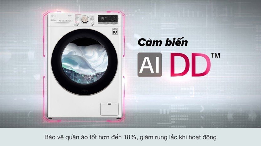 Máy giặt lồng ngang LG inverter 13 kg FV1413S4W giá tốt